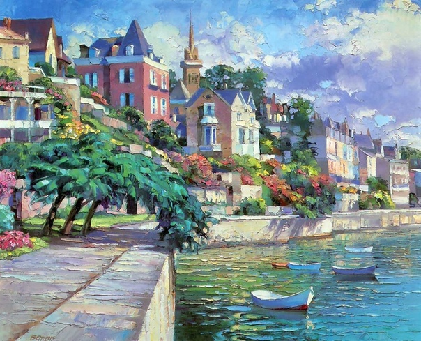 Говард Беренс (Howard Behrens) — американский художник-живописец, которого заслуженно именуют Моне XXI века. И он чуть ли не единственный в своем роде, кто создает шедевры с помощью техники
