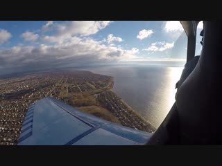 Вид из самолета Як-18