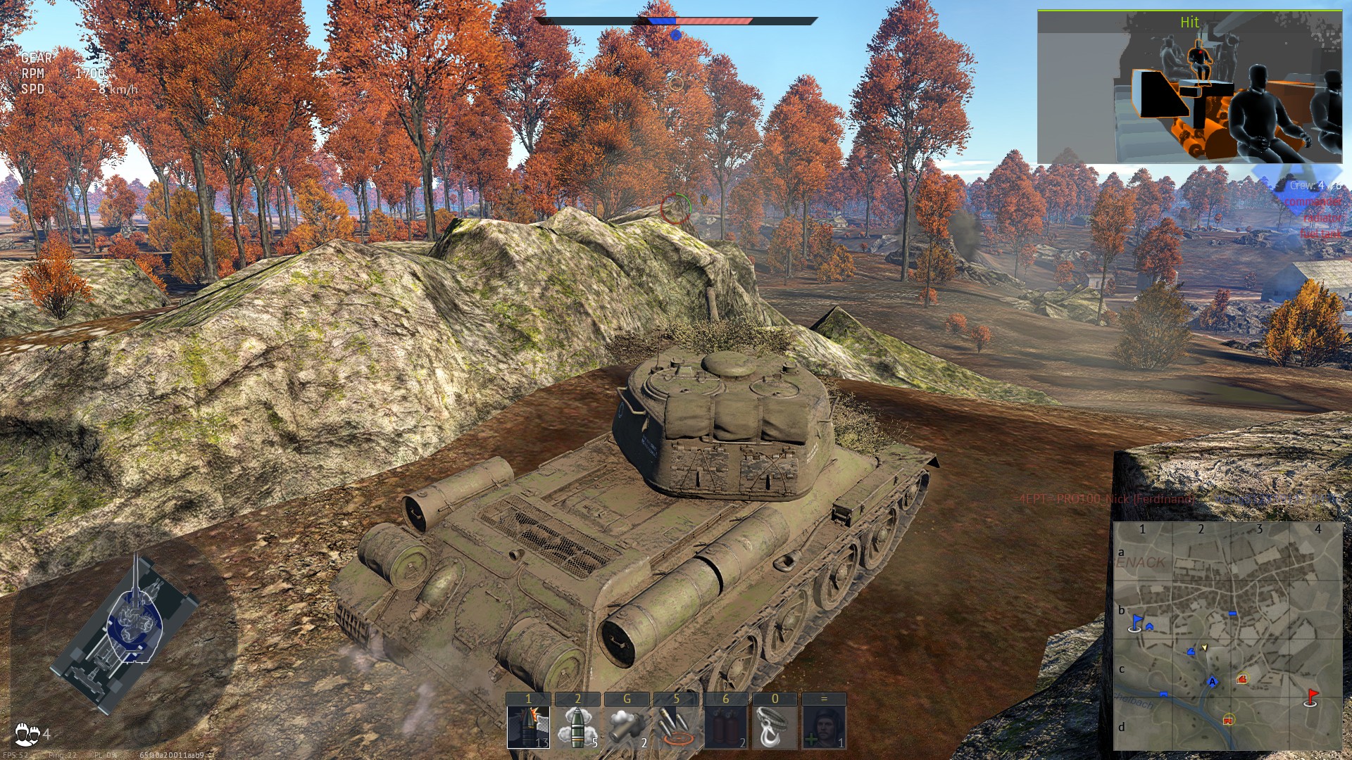 [1.87.1.92] Недостаточный урон 100-мм каморного снаряда БР-412Д - СССР ...
