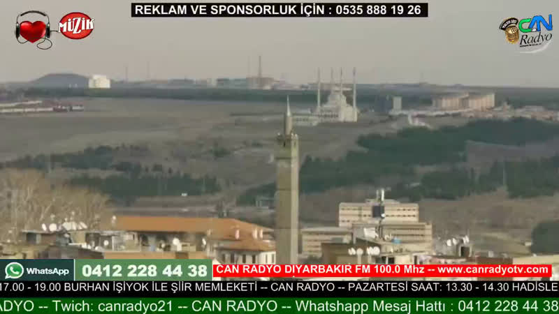 Can Radyo - live via Restream.io