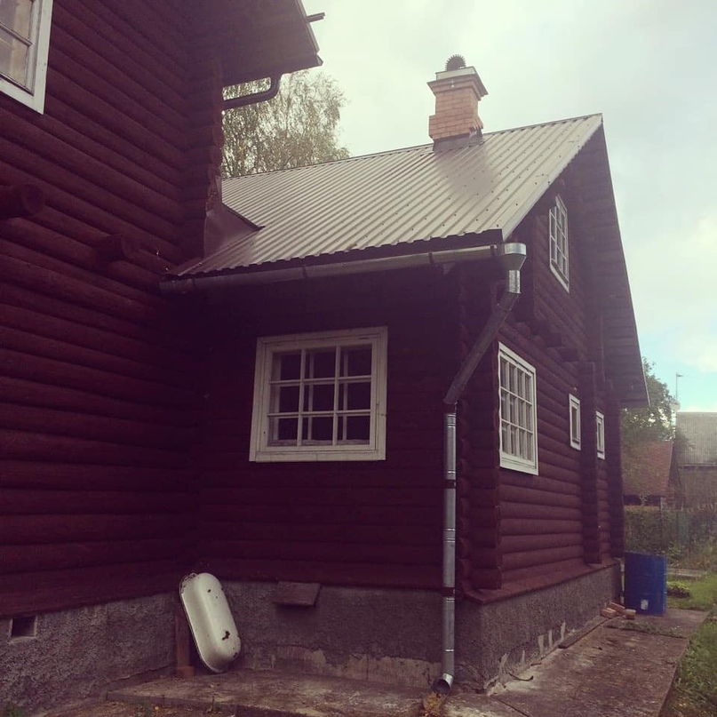 Профнастил на крыше