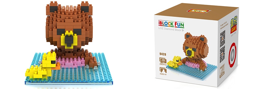 Конструктор LOZ Diamond Block iBlock Fun "Тед в бассейне" 9428 Конструктор LOZ Diamond Block iBlock Fun "Тед в бассейне" 9428