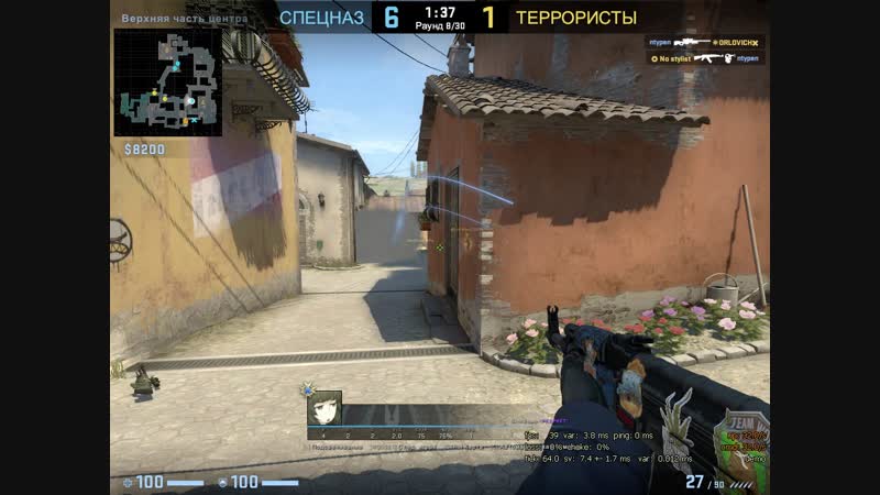 2 hs with AK-47