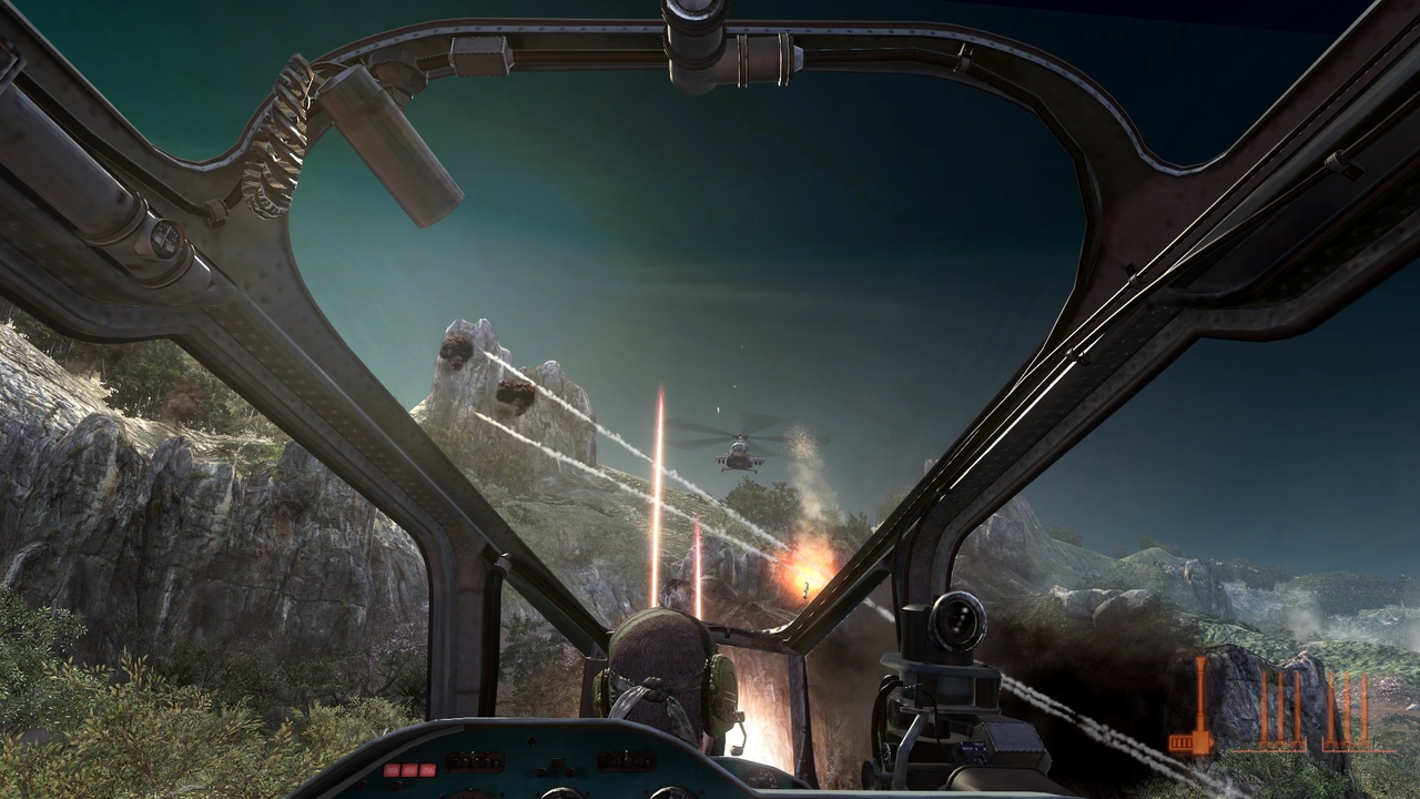 вертолет в режиме Blackout в Call of Duty: Black Ops 4