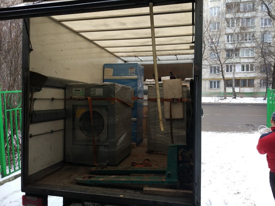 перевозка прачечного оборудования