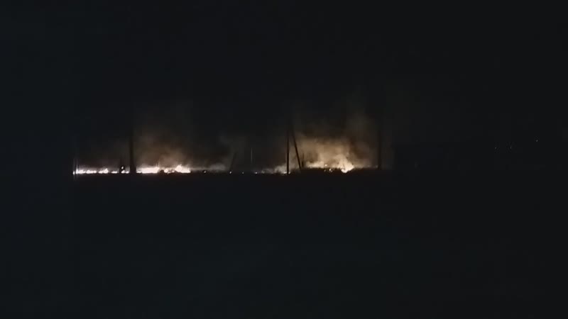 ПОЖАР село Люк, поселок Восточный.