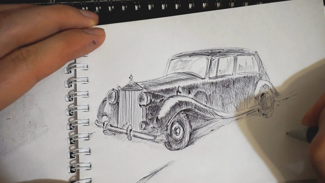 Рисовать роллс ройс