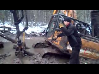 LV mens in the Russian woods