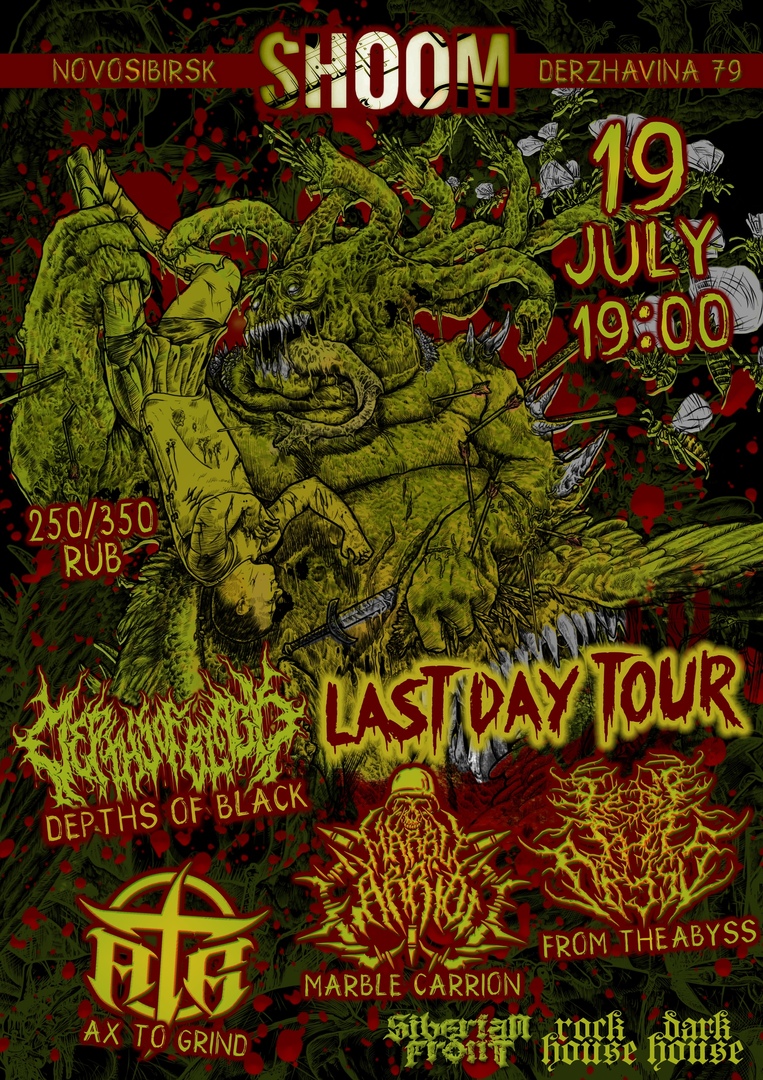 Афиша Новосибирск 19.07 DEPTHS OF BLACK / SHOOM