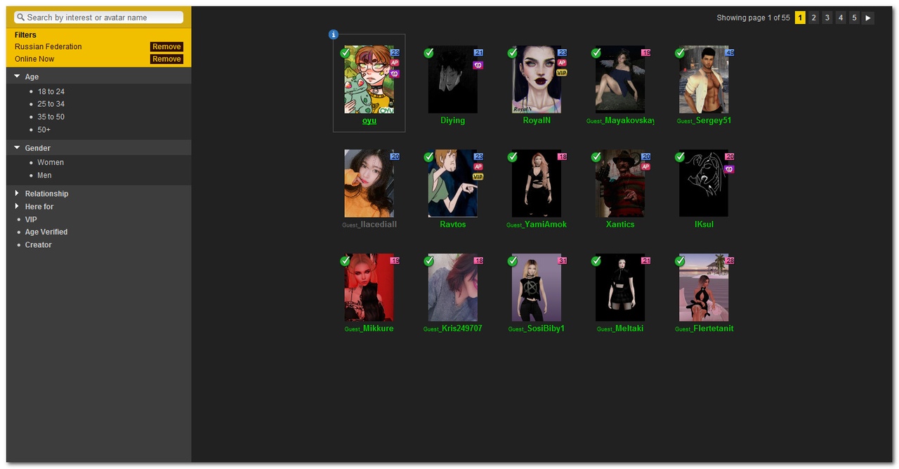 IMVU: Как найти русские комнаты и людей из России IMVU: Как найти русские комнаты и людей из России