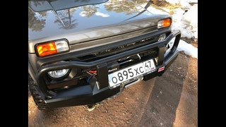 Установка лебедки и силовых бамперов РИФ на Ниву/Lada 4x4