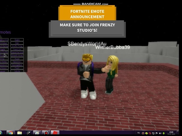 Клип в Roblox С Подругой)