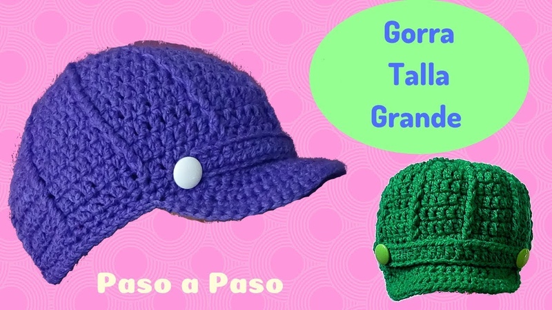 GORRA CON VISERA EN TALLA GRANDE