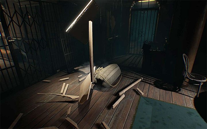 Обрушение потолка в Акте 1 Layers of Fear 2