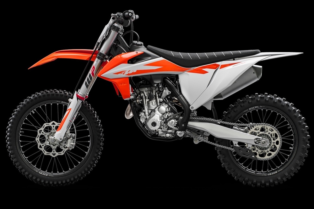 4-тактные кроссовые мотоциклы KTM 450 SX-F, 350 SX-F и 250 SX-F