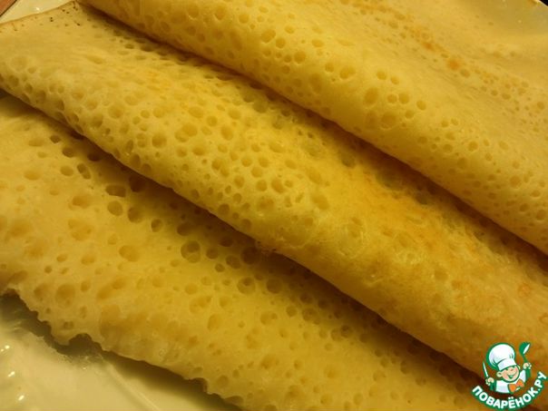 Постные блины без яиц и молока