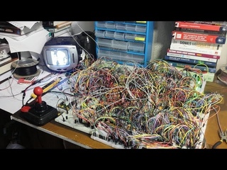 Complete Home-Built 8-bit CPU + Computer with graphics and sound made from scratch using 74HC Logic