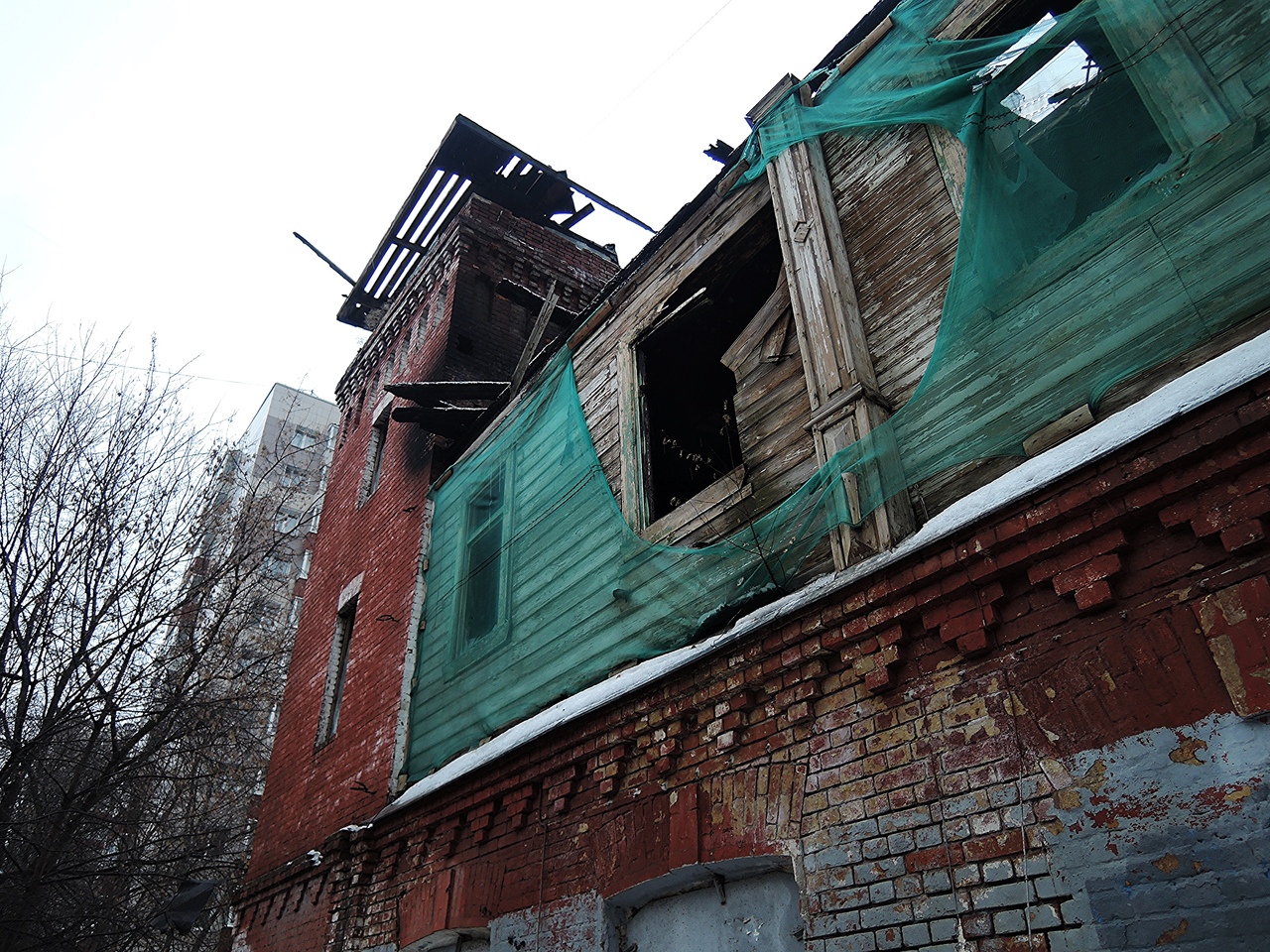 Пожарная часть в Преображенском