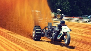 Nitro Trike 100 км/ч за 1 секунду -Top Fuel trike Dirt Drag Racing