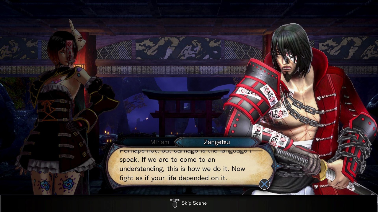 Зангетцу в Bloodstained: Ritual of the Night