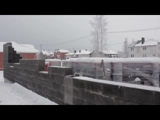 Кладка стен_ керамзитобетонные блоки - Строительство дома. Выпуск 8