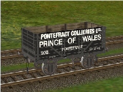 Prince of Wales - Pontefract 7 plank wagon