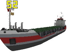 Cargo ship Wagborg Arun static