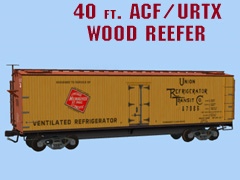 Reefer ACF/URTX 40 ft Union Refrig CMStPP DES