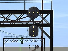 PRR PL HDV-DVR(i) CH High Catenary Full Aspect Signal RRS Supersignal