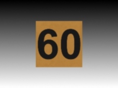 Invisible Speed Limit Sign 60