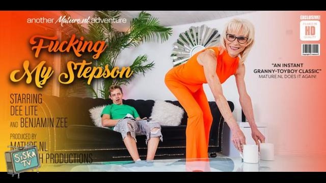  Granny Loves to fuck her hot stepson!