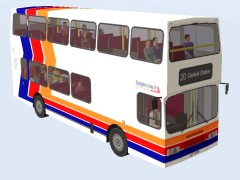 Bus AlexRH Stagecoach 1990 drivable