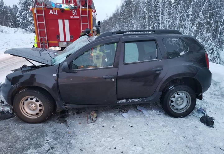 18.01.2022. ДТП на автодороге из Усть-Илимска в поселок Железнодорожный