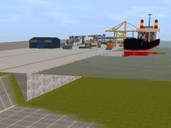 Station Containers Ship Quay 002