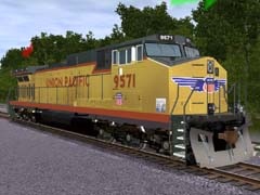 Union Pacific UP Dash 9 #9571 (Weathered)