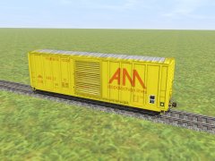 50ft Boxcar Allegheny Midland Railroad yt#