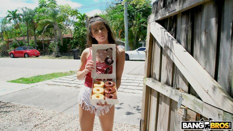 Bangbros - Bangbros Clips - Fucking for Toilet Paper Kylie Rocket is in a real pickle. Due to this current situation, sheâs doing anything for the most basic needs in life. She went around her neighborhood offering blowjobs and doughnuts in exchange for a blowjob. One of her neighbors took her up on the offer. He took her inside her house and she began choking on his cock. Eventually, things escalated from there and a blowjob turned into a full on fuck session. Kylieâs pussy got stretched in several different positions before receiving a huge load right inside her mouth