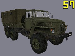 Ru- Ural militar Truck