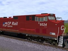 CPR Canadian Pacific 'Twin Flag' AC4400 #9524