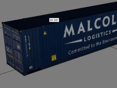 50ft x 9ft-6in Malcolm container