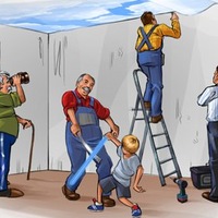 натяжные потолки и кондиционирование.(монтаж,обс