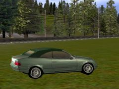 Mercedes CLK 200 K green